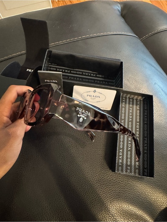 Prada Accessories - Prada Women’s Cheetah Print Sunglasses - Brown